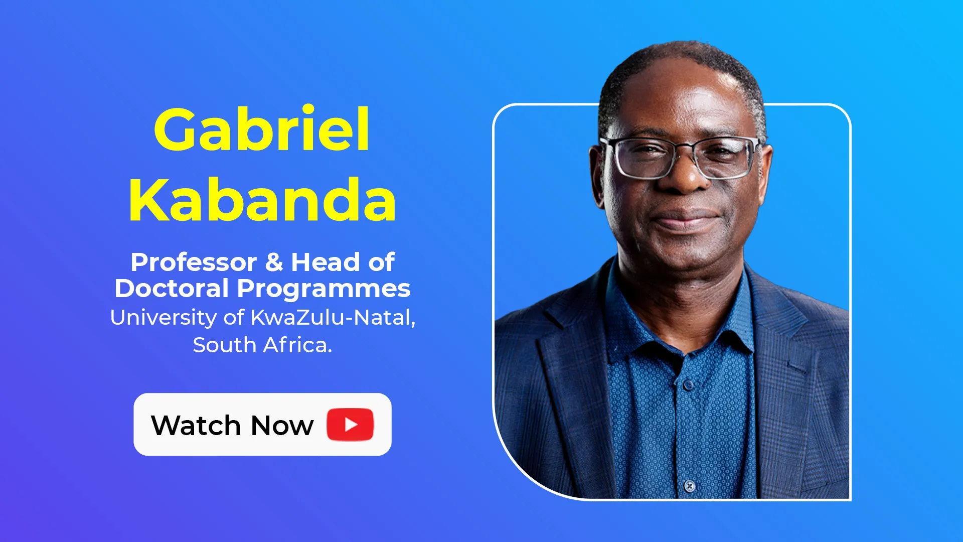 LEAP 2025 Nominee - Gabriel Kabanda